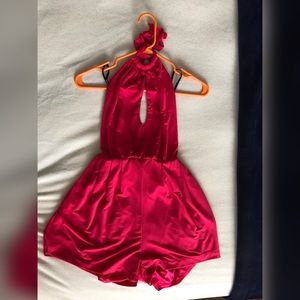 Hot pink bebe jumper